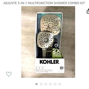 Kohler 3 in 1 shower head
